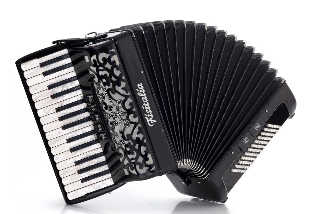 Fisitalia-Deutschland - Modell 30.34 - Standardbass Piano-Akkordeon (60-Bass)