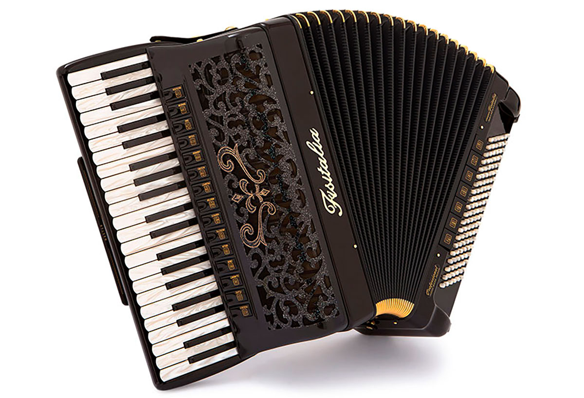 Fisitalia-Deutschland - Modell 41.55-TC - Standardbass Piano-Akkordeon Cassotto (120-Bass)